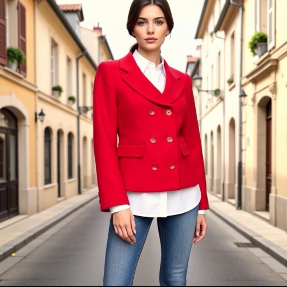 Forever 21 double breasted blazer jacket